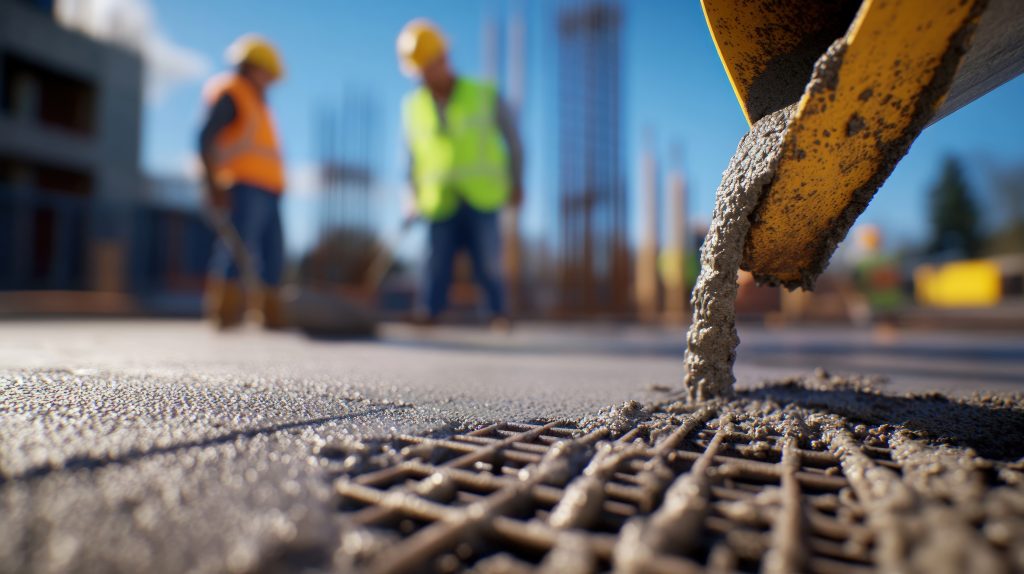 concrete being poured in canning vale